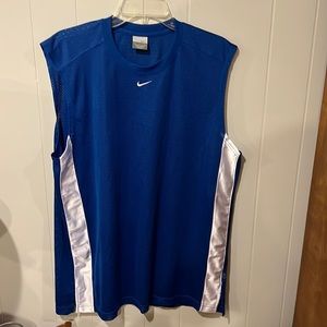 Nike tank top, large, blue